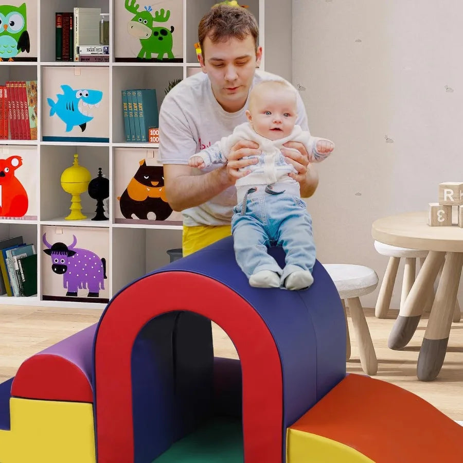 10 Piece Foam Climbing Blocks Soft Climbing Toys for Toddlers Lightweight Baby Climbing Gym Indoor Baby Activity Play Set for C Shopifynow