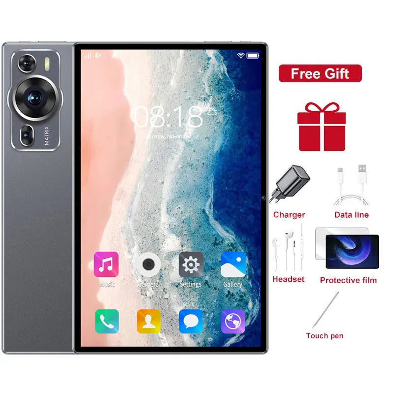 2025 Original P60 Pro Tablets 5G Dual SIM Global Version Tablet PC 16GB+1TB 10HD 20000mAh High-end Android 14 Tab With keyboard Shopifynow