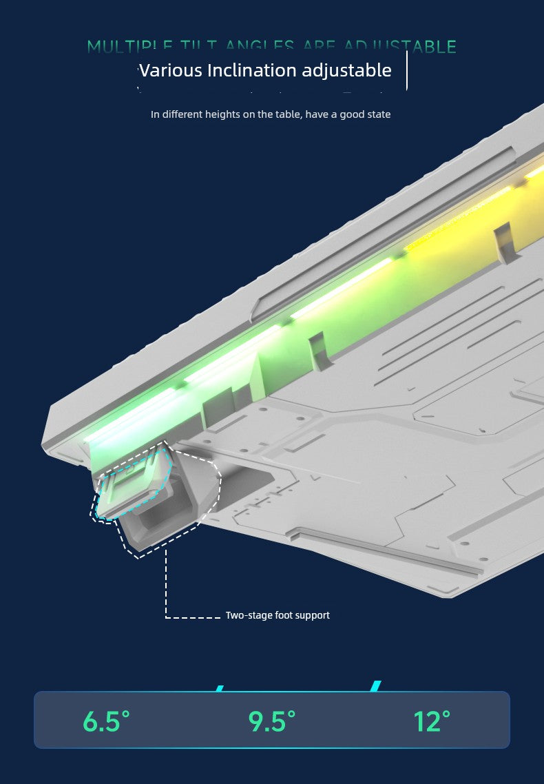 Ikbc Three-Mode RGB Backlit Mechanical Keyboard K87 Customized Wireless Keyboard Boys Specially for Gaming 87 Keys Shopifynow