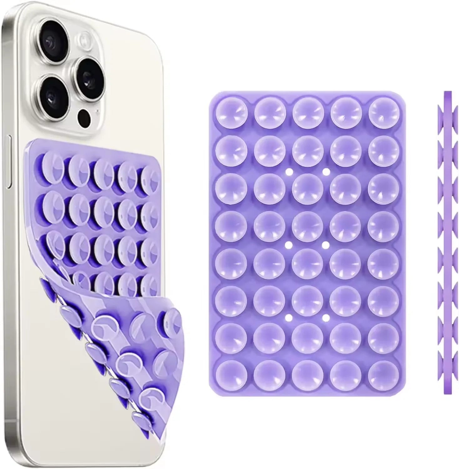 Silicone Suction Cup Phone Case Mount Double Sided Hands-Free Strong Grip Holder for Selfies and Videos for iPhone Android Shopifynow