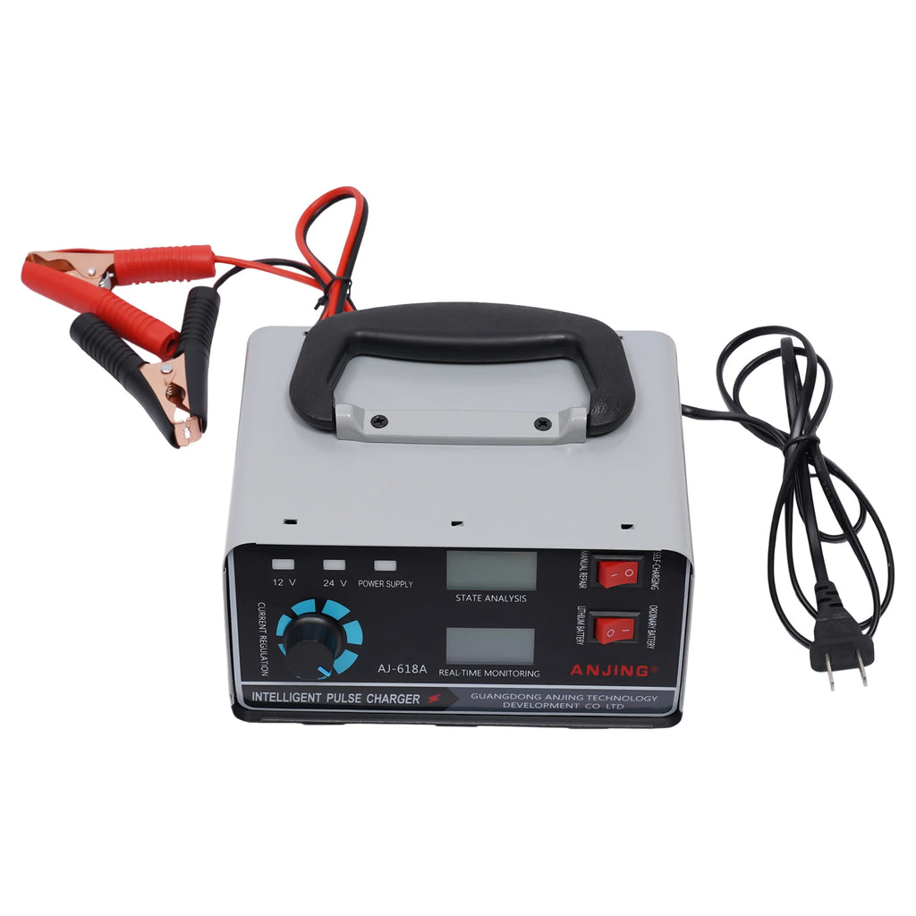 12V/24V Smart Car Battery Charger Automatic Pulse Repair Trickle 400W Heavy Duty Shopifynow