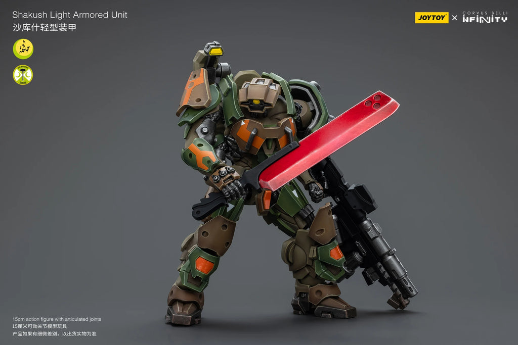 JOYTOY Infinity 1/18 Action Figures Mecha  Anime 17cm Nomads Gecko Squadron Shakush Light Armored Unit Collection Model Toy Shopifynow