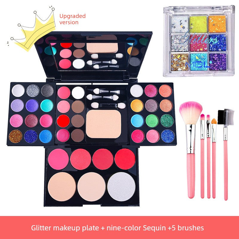 39 Colors Cosmetic Powder Box Makeup Set Complete Set Non-Toxic Stage Performance Eye Shadow Plate Kids 61 Blush Shopifynow