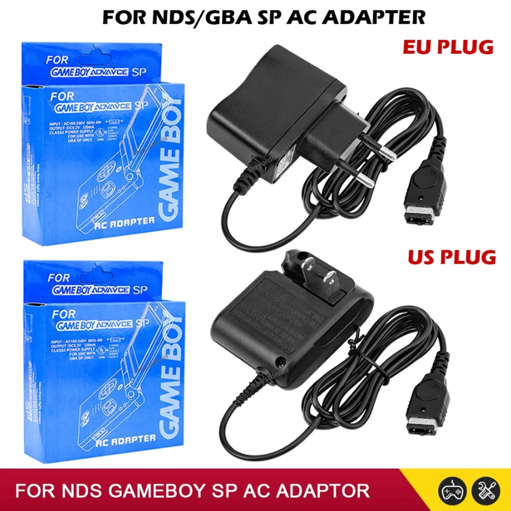 NEW 5.2V Home Wall Travel Charger AC Adapter For Nintend DS NDS GBA SP Gameboy Advance SP Power Supply Charging Cable EU US Plug Shopifynow