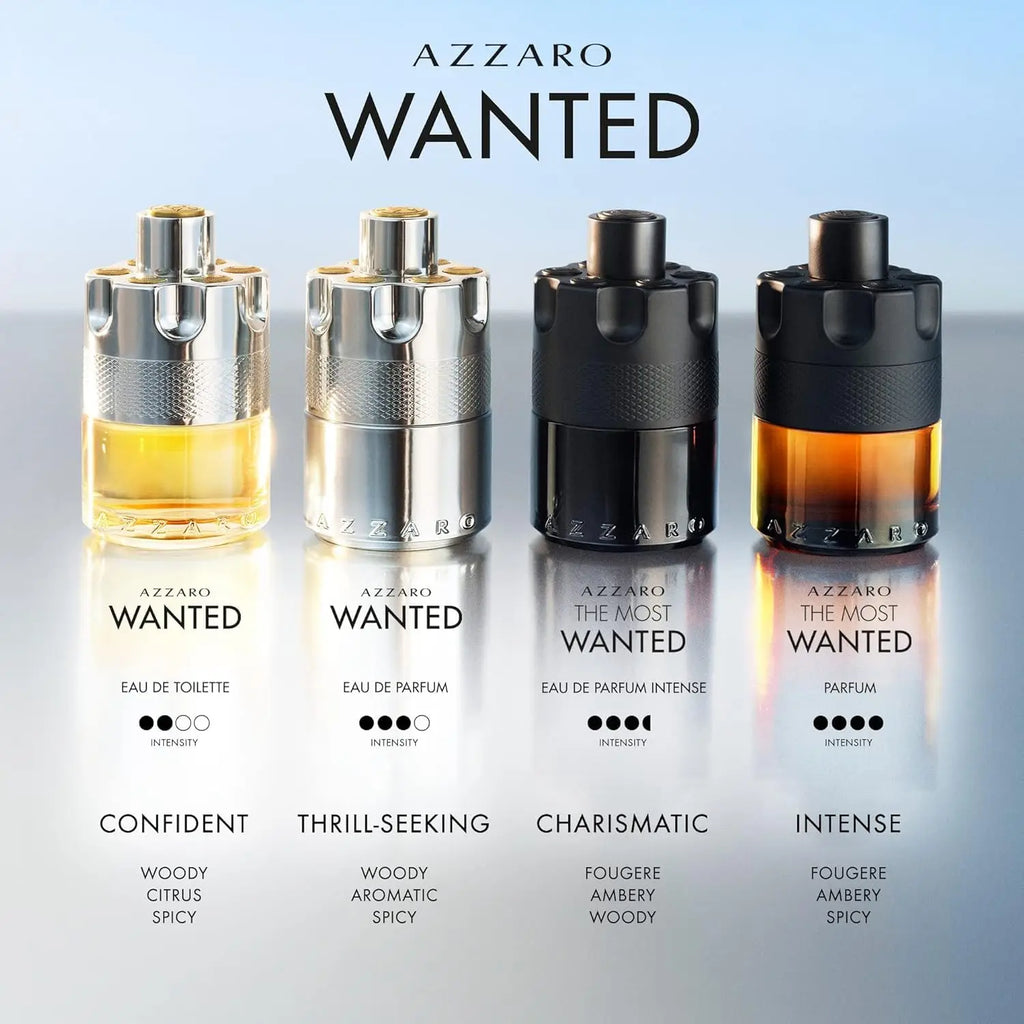 Azzaro Wanted Eau De Toilette - Vibrant & Irresistible Mens Cologne - Woody, Vetiver - Everyday Wear - Luxury Perfumes for Men Shopifynow