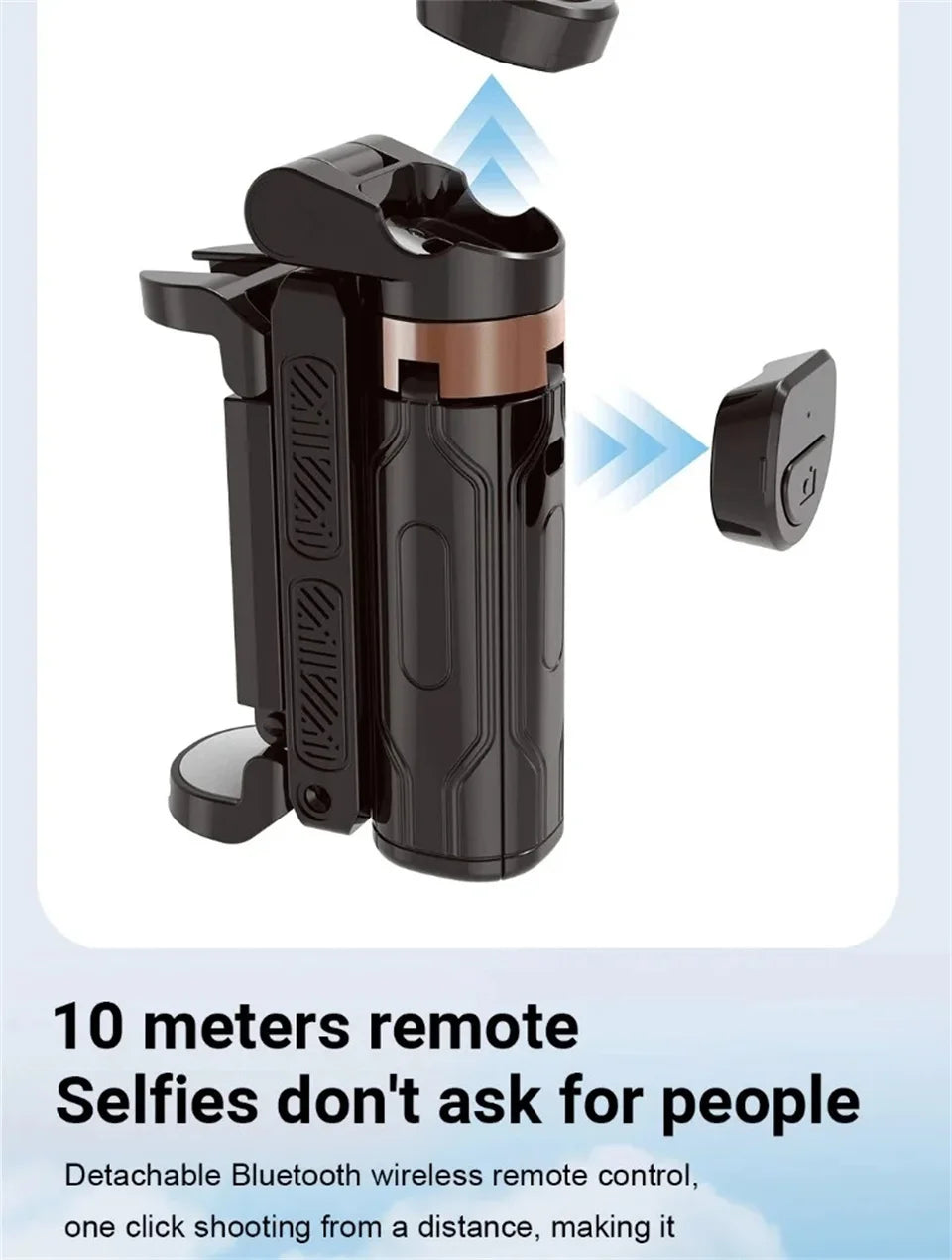 2025 new Selfie Stick Tripod with Wireless Bluetooth Remote, Portables Foldable Stand for iPhone Smartphone Vlog Shooting Record - Shopifynow