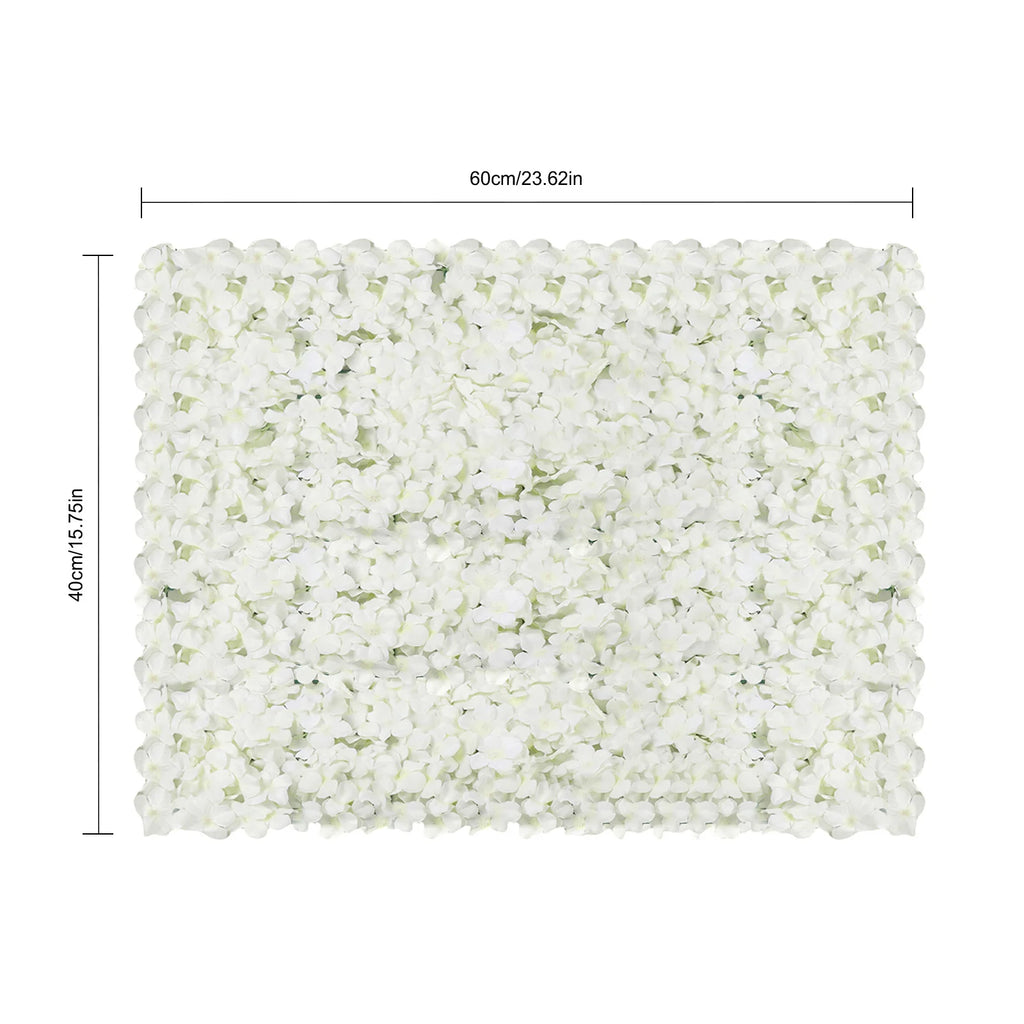 Flower Wall Panels, 10-piece Set, Artificial Silk and Plastic, 2.58ft² Coverage, Easy To Hang, Durable, Water-resistant, Great F Shopifynow