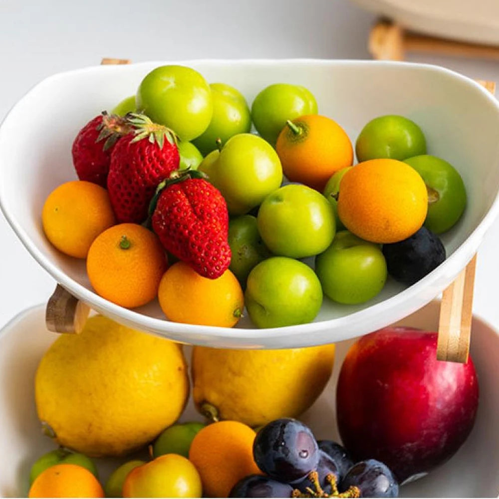 3 Layer Fruit Plate Home Living Room Plastic Snack Dish Creative Modern Dried Fruit Basket Candy Dish Cake Stand Salad Bowl Shopifynow
