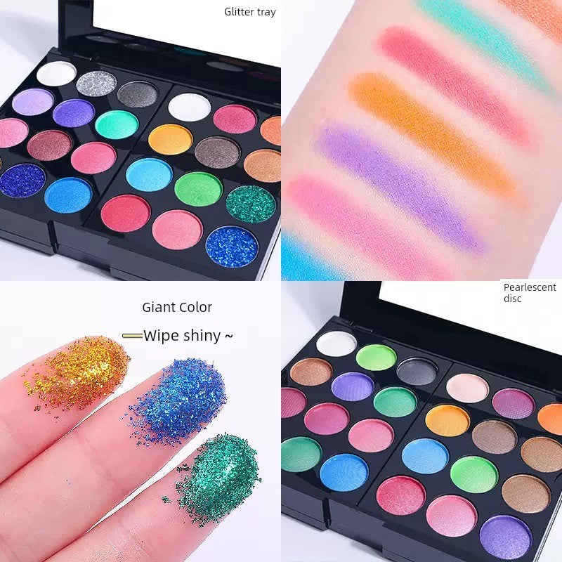 Genuine Goods Kids Student Stage Makeup Watch Show Eye Shadow Blush Powder One Makeup Palette Makeup Full Set Shopifynow