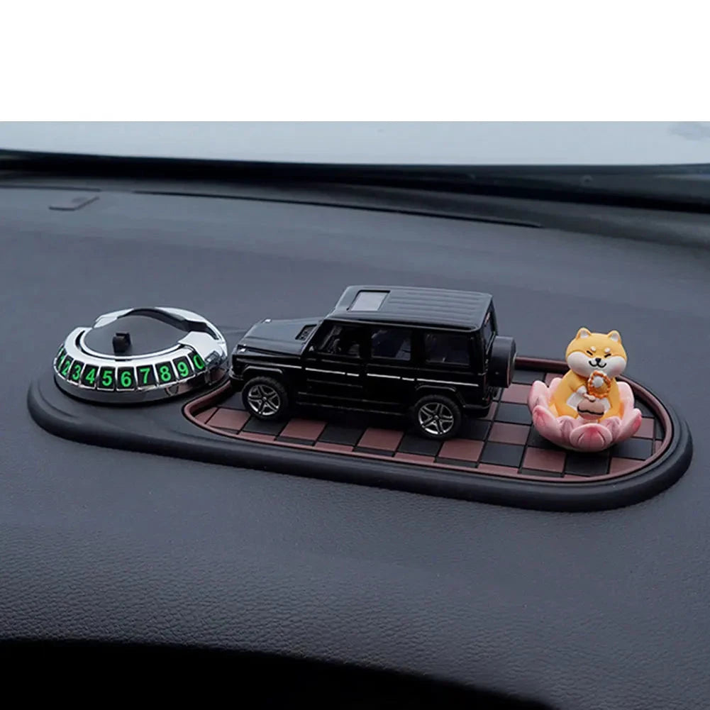 Car Dash Mat Anti Slip Rug with Auto Phone Holder Silicone Dashboard Car Pad Mat for Phones Keys Gadgets Shopifynow