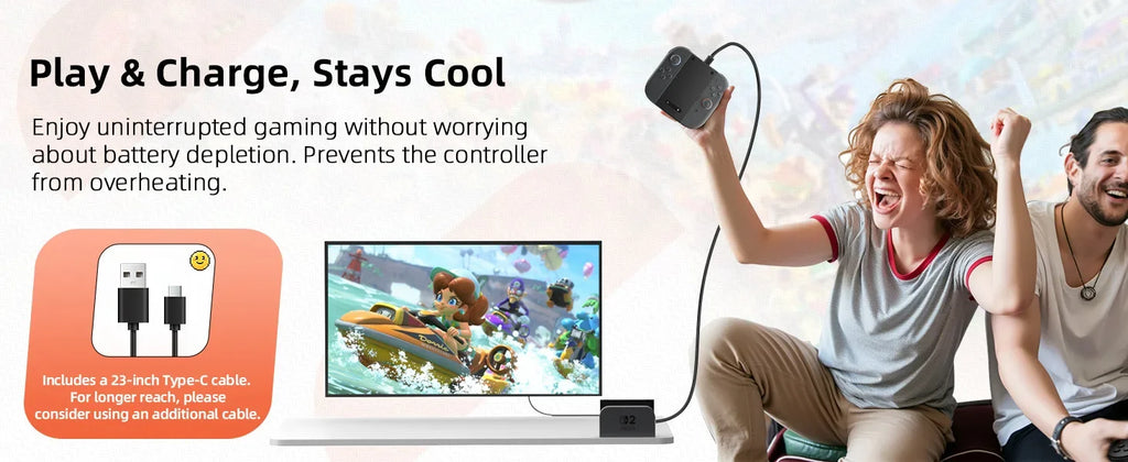 For Switch 2 Joycon Charging Grip - Left/Right Controller Bracket for NS2 Accessories Shopifynow