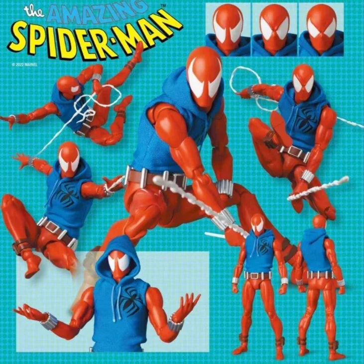 Ct Toys Scarlet Spider Action Figure Mafex 186 Ben Reily Figures Comic Ver. Spider-Man Anime Collection Ko Figure Model Toy Gift Shopifynow