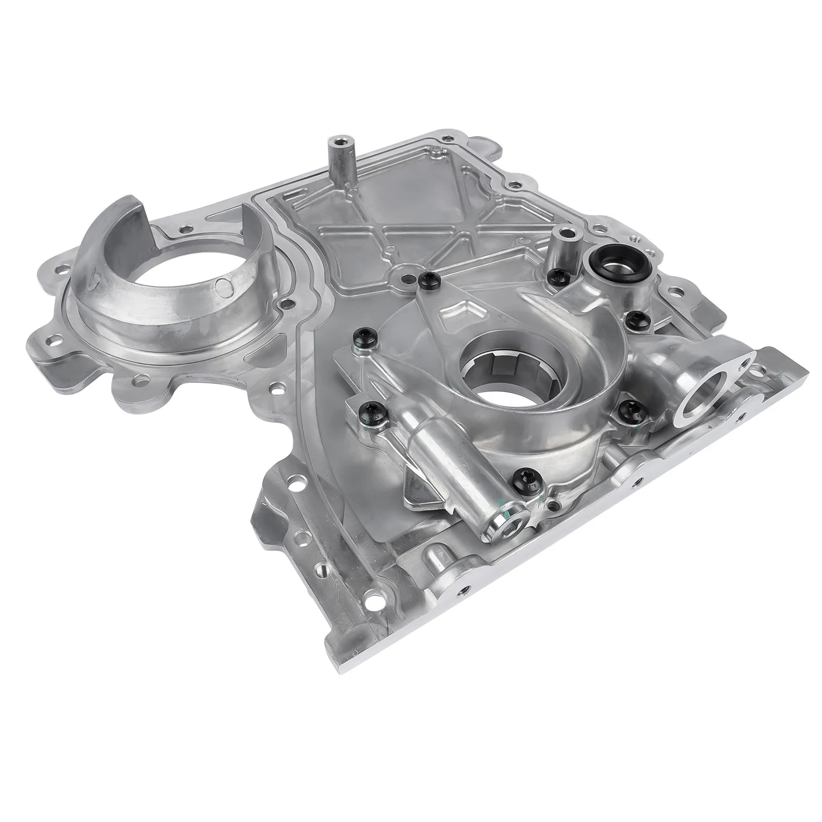AP02 Engine Timing Chain Cover w/ Oil Pump Front for Chevy Colorado GMC Canyon Envoy 2004-2012, 12628565 12601932 Shopifynow