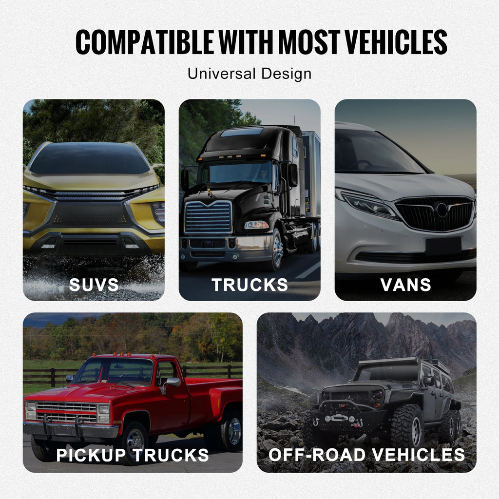 SucceBuy 2pcs 3/4" D-Ring Shackle U-Hook Loop Shackles with 7/8" Pin Isolators & Washers for Jeep Off Road Vehicle Recovery Shopifynow