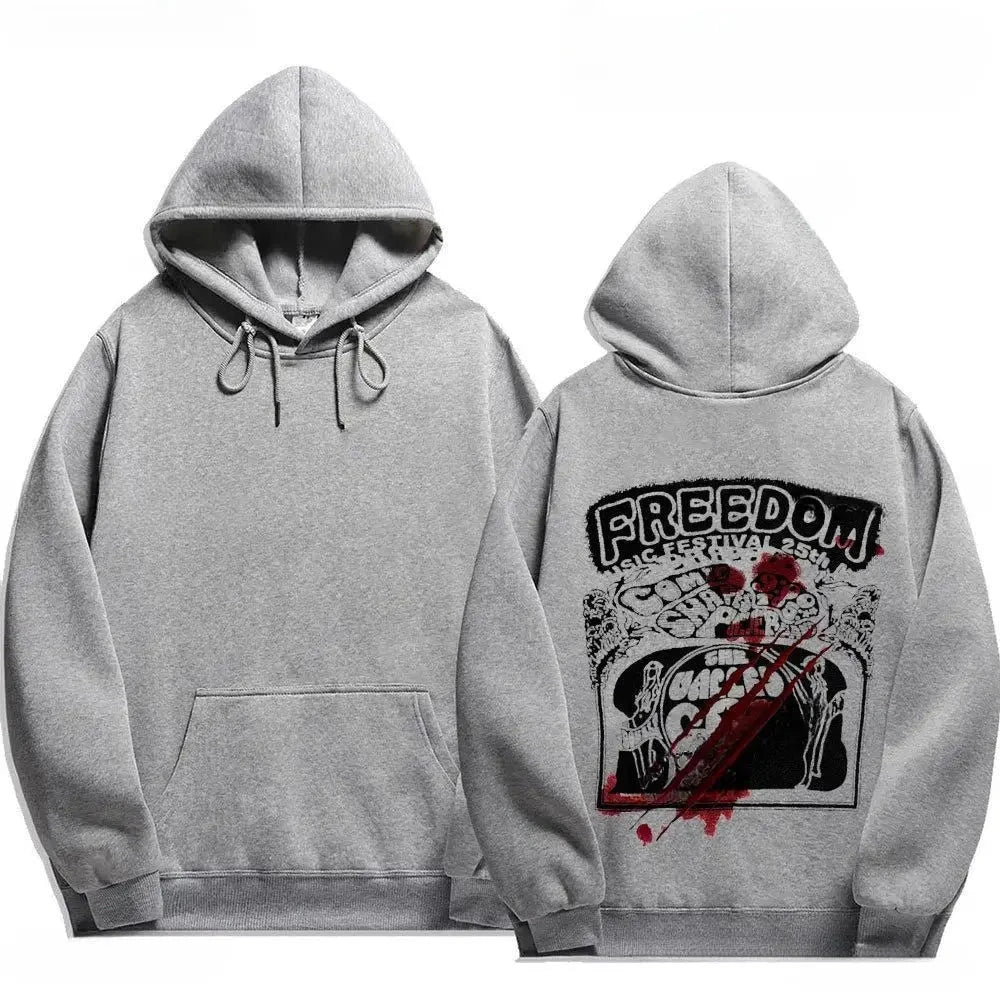 The New Style of The Scream of Fear Hoodie, A Unisex Sweatshirt, Is A Long-sleeved, Loose and Comfortable Pure Cotton Hoodie Shopifynow