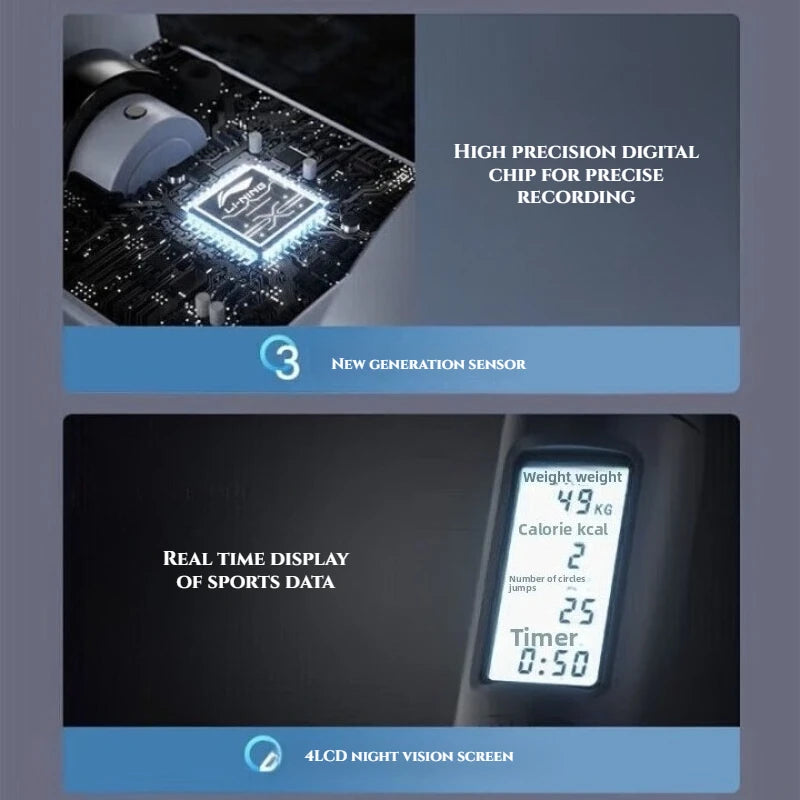 Jump rope for adults, cordless and countable fitness training jump rope,suitable for indoor and outdoor use,Christmas gift Shopifynow