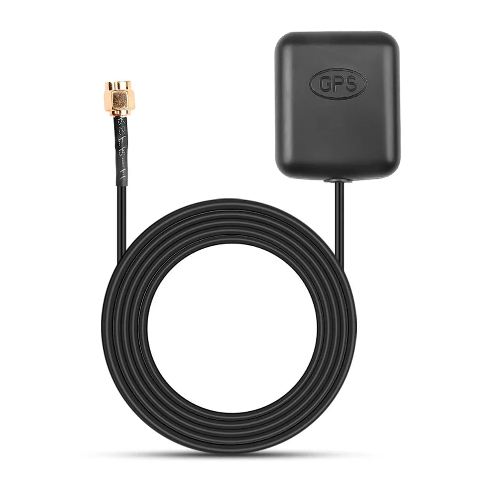 GPS Signal Receiver SMA Connector GPS Aerial Connector 3 Meters Cable Car GPS Antenna Receiver for Car Navigation Camera Player Shopifynow