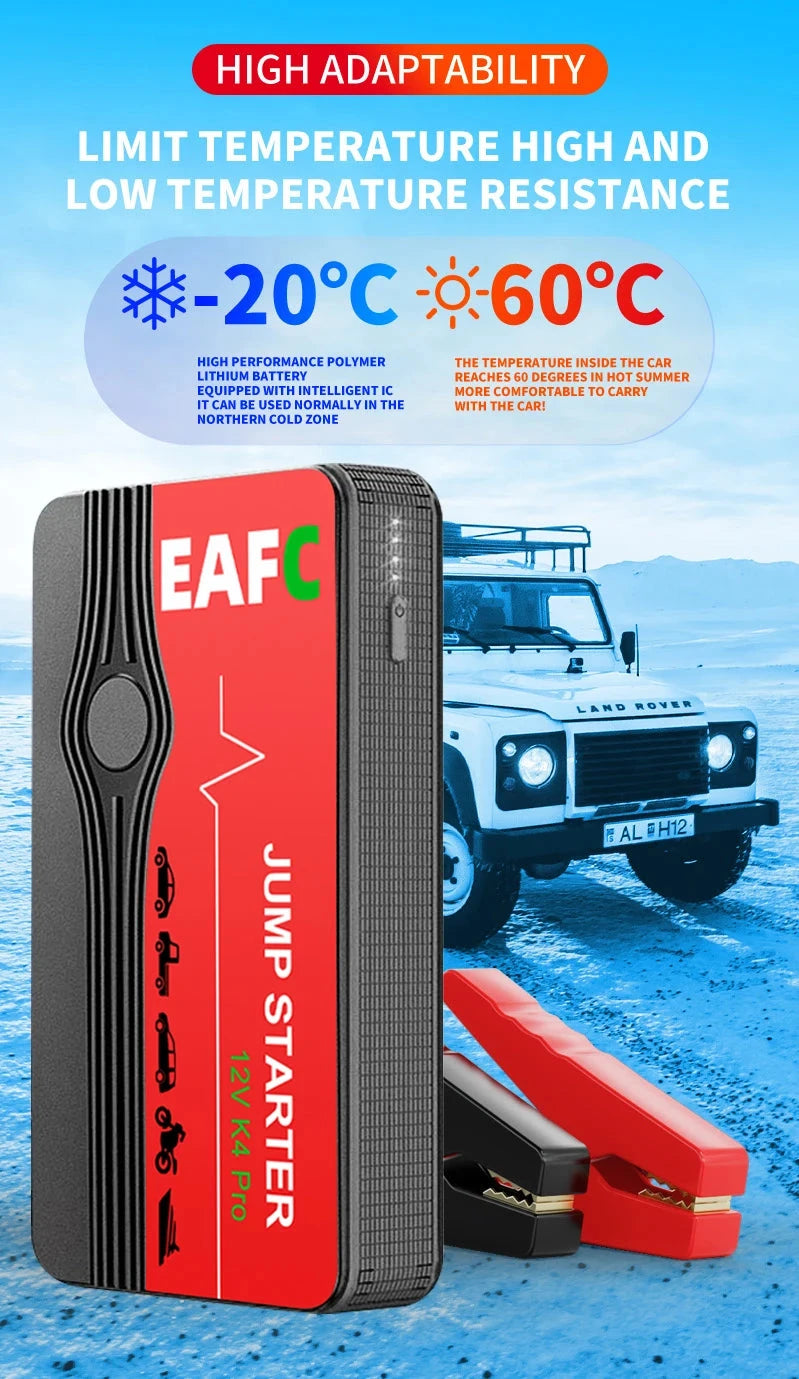 EAFC 12V Car Jump Start 600A-2000A Car Battery Starter Booster Auto Starting Device Emergency Start Portable Power Bank Shopifynow