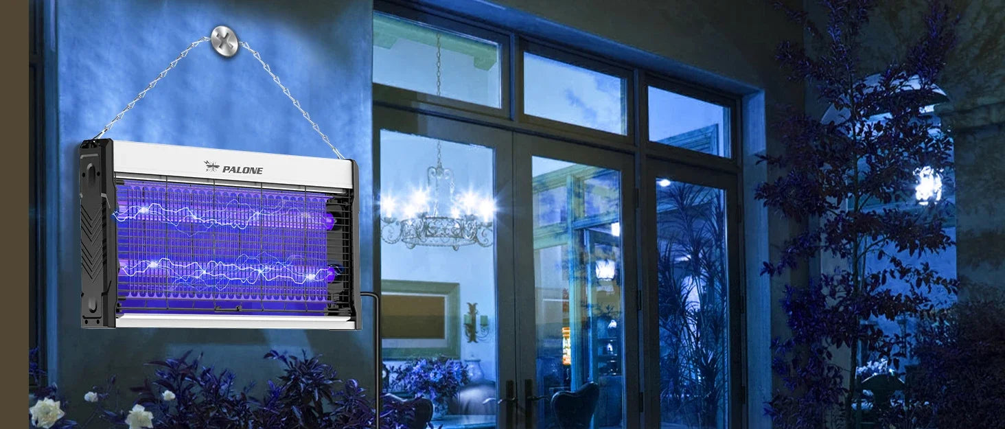 Electric Bug Zapper 3200V Mosquito Zapper Killer Indoor Insect Killer with Hanging Chain Removable Collection Tray Bug Zapper Shopifynow