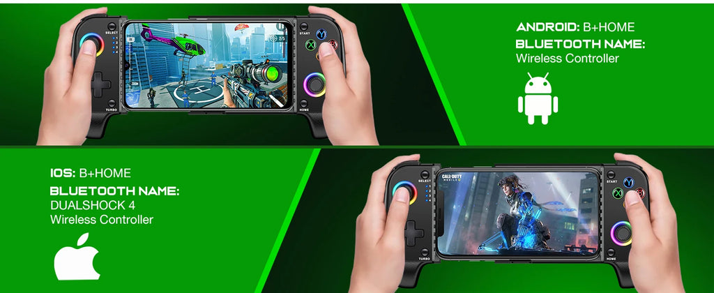 BEBONCOOL MC100 Gamepad Telescopic For Apple IOS Android PUBG COD Stretch Wireless Bluetooth Phone Game Controller Joystick Shopifynow