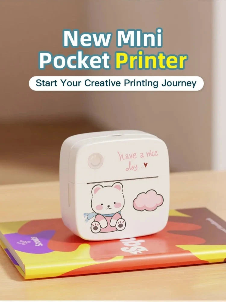 B2 Mini Printer Sticker Thermal Inkless Printer iOS Android Bluetooth Portable Printers Photo Printing Maker for iPhone Xiaomi Shopifynow