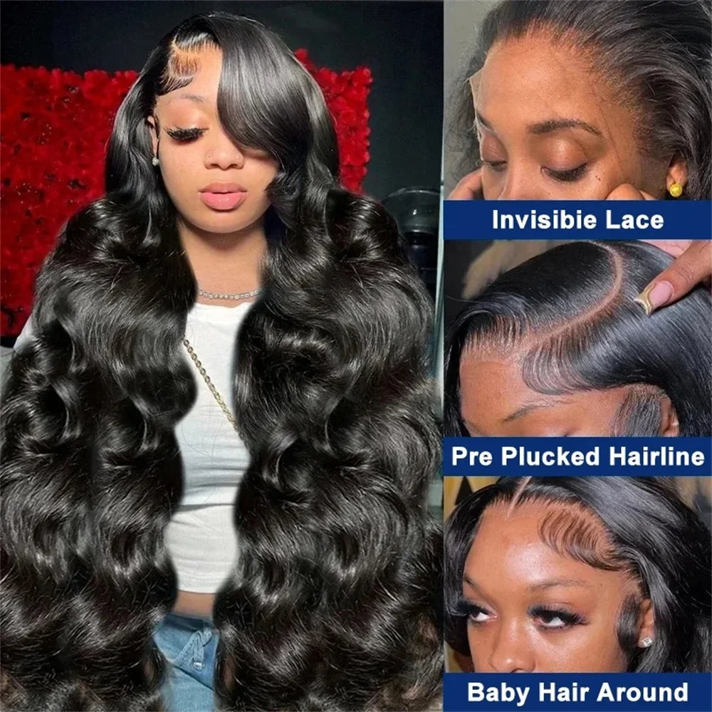 32Inch Body Wave 13x4 13x6 HD Lace Front Human Hair Wigs 4X6 5X5 Glueless Wig Ready To Wear Brazilian Lace Frontal Wig For Women Shopifynow