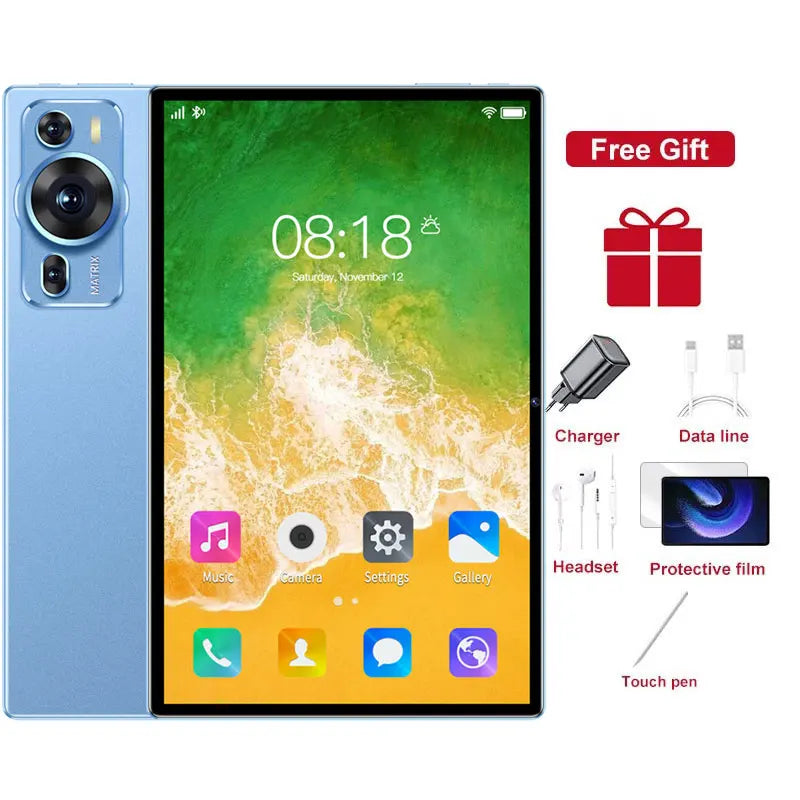 2025 Original P60 Pro Tablets 5G Dual SIM Global Version Tablet PC 16GB+1TB 10HD 20000mAh High-end Android 14 Tab With keyboard Shopifynow