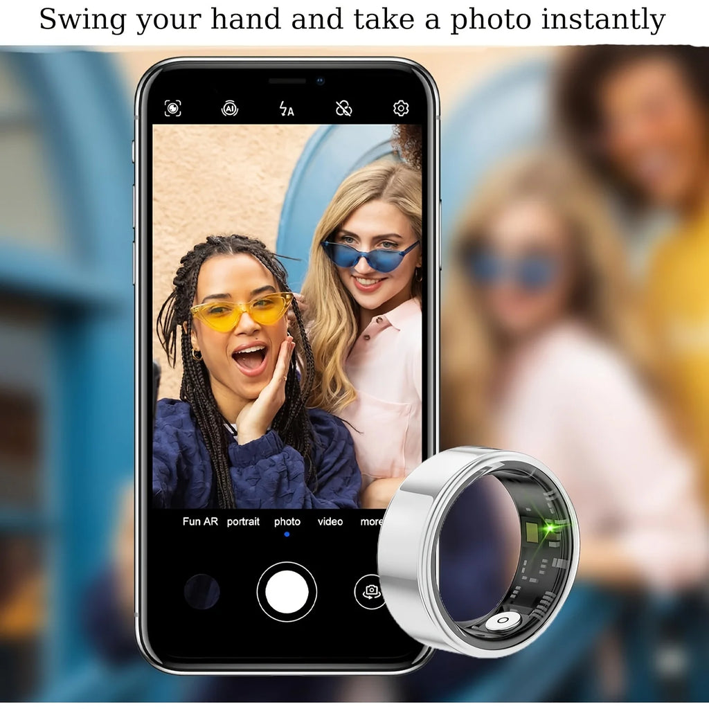 Smart ring, sleep tracking, motion monitoring, compatible with iPhone and Android, smart gift, suitable for women and men Shopifynow