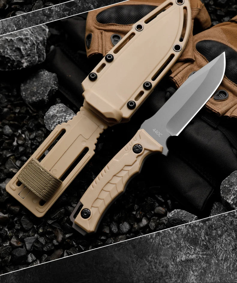 HUANGFU High quality fixed blades, outdoor straight knives, wilderness survival knives, men's knives, tactical knives Shopifynow