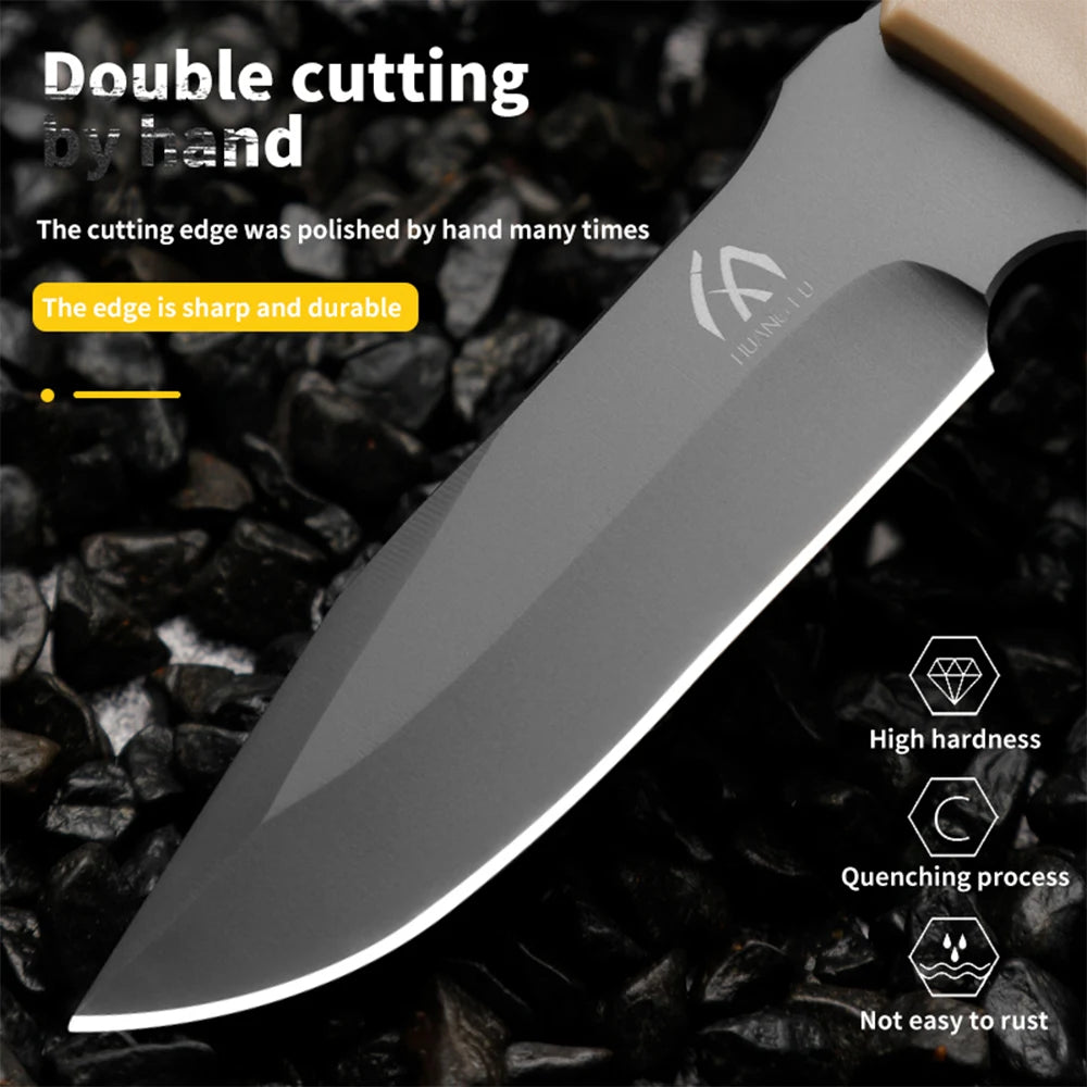 HUANGFU High quality fixed blades, outdoor straight knives, wilderness survival knives, men's knives, tactical knives Shopifynow