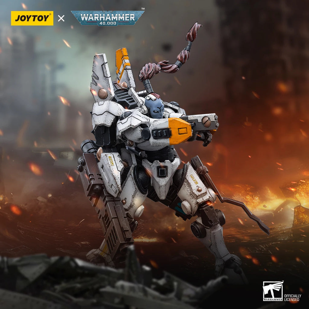 JOYTOY 1/18 Action Figure Warhammer 40K T'au Empire Commander Shadowsun Anime figures Toys Collection Model Shopifynow