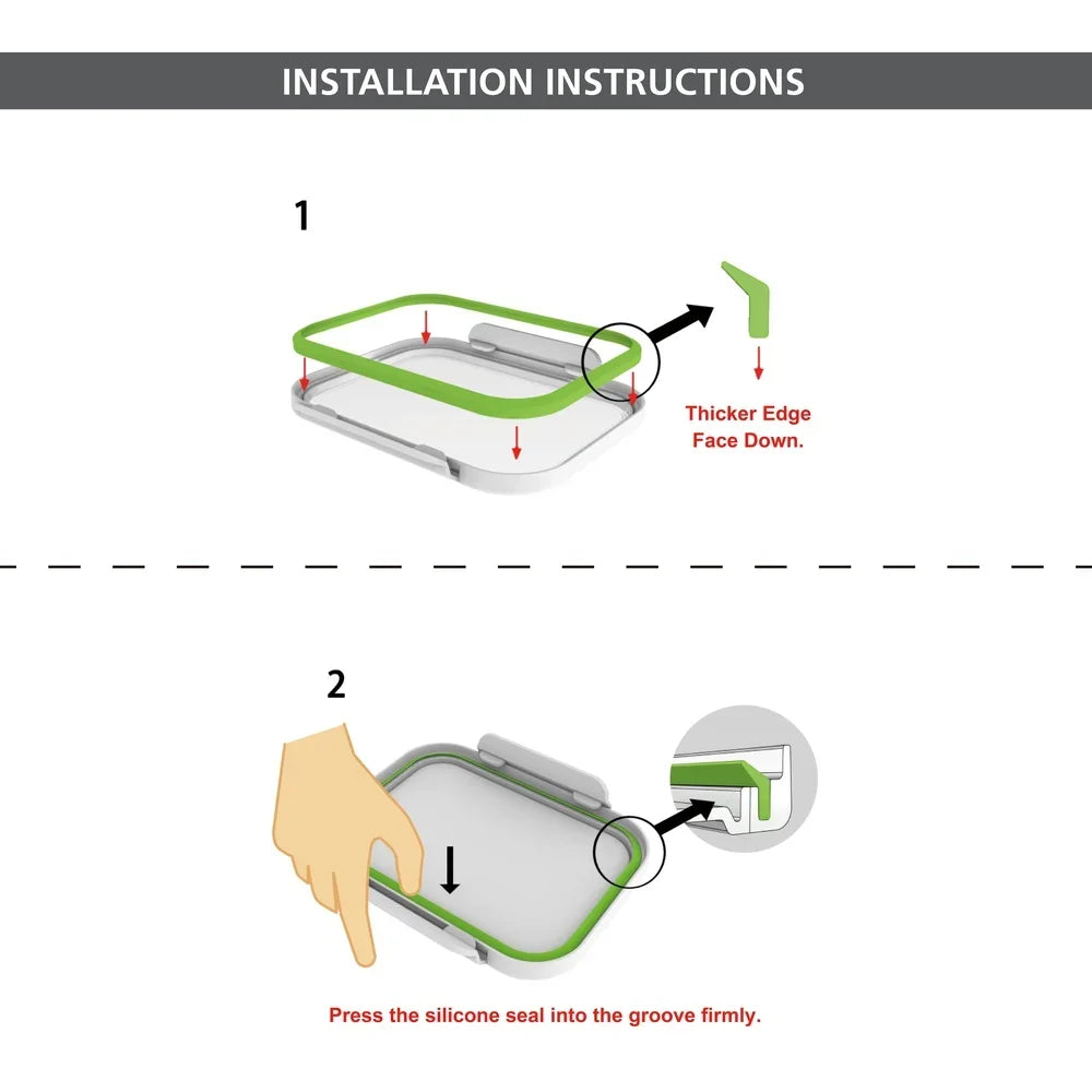 Airtight Glass Food Storage Containers Set 2 Tritan Lids Stacking Nesting Dishwasher Safe 4 Pieces Microwave Freezer Oven Safe Shopifynow