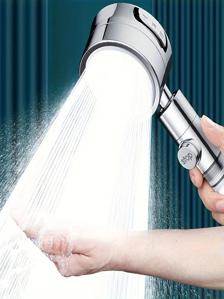 1PC 3-level Adjustable Shower Head With Filter, Wall-mounted, Painted Surface, Rain Shower Settings, Halloween, Christmas Decora Shopifynow