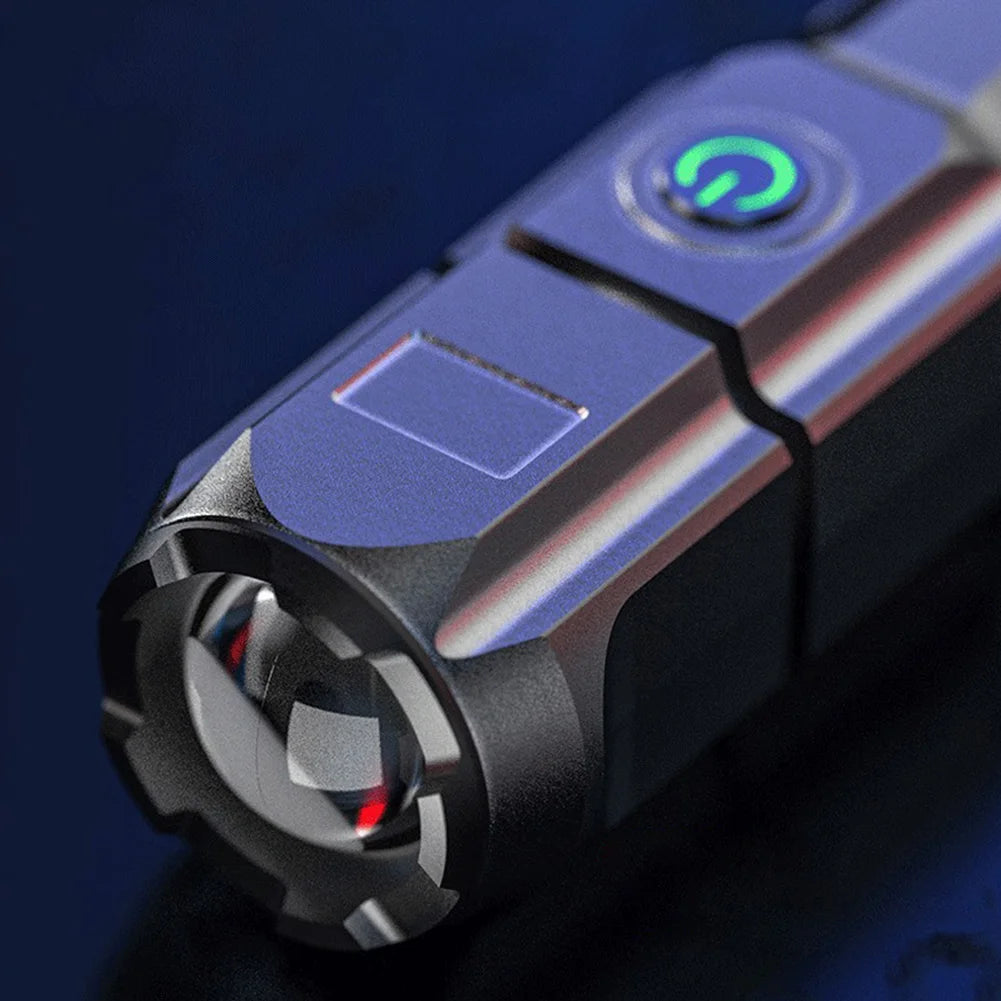 395nm Blacklight Flashlight USB Rechargeable Ultraviolet Blacklight Portable Torch Light for Pet Urine Detection Resin Curing Shopifynow