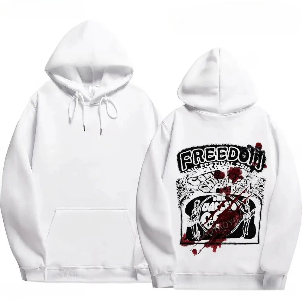 The New Style of The Scream of Fear Hoodie, A Unisex Sweatshirt, Is A Long-sleeved, Loose and Comfortable Pure Cotton Hoodie Shopifynow