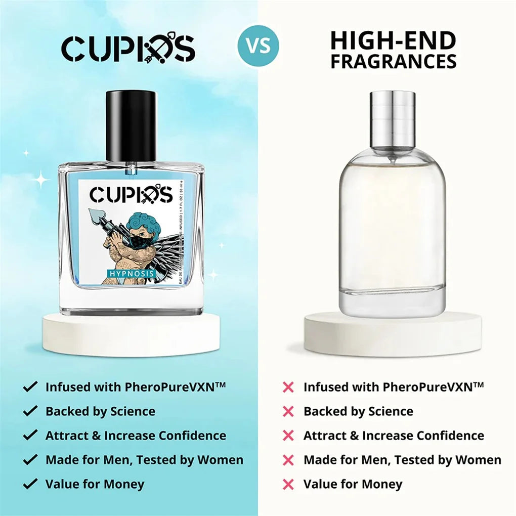 50ML Original Cupid Men's Pheromone Cologne Lasting Mature Hypnotic Rich Fragrance High Quality Perfume Body Spray Fast Delivery Shopifynow