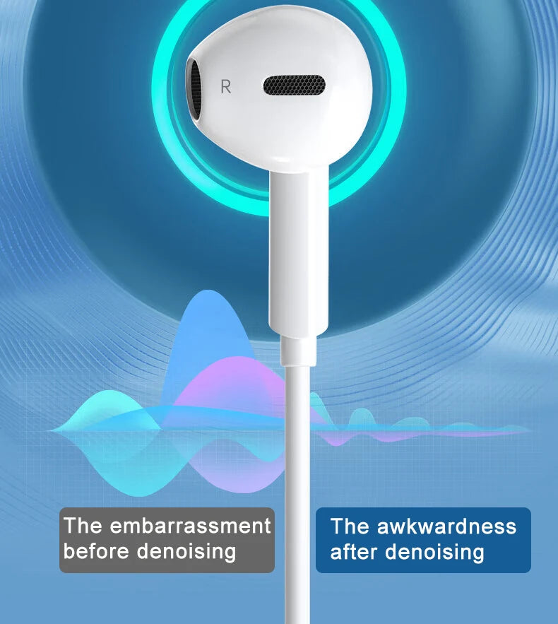 Original Headphones For Apple iPhone 14 13 12 11 Pro Max Wired Earphones X XS XR 7 8 6 Lightning Bluetooth Earplugs Accessories Shopifynow