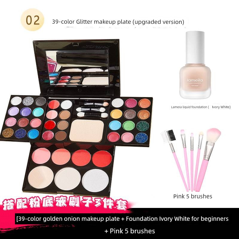 39 Colors Cosmetic Powder Box Makeup Set Complete Set Non-Toxic Stage Performance Eye Shadow Plate Kids 61 Blush Shopifynow