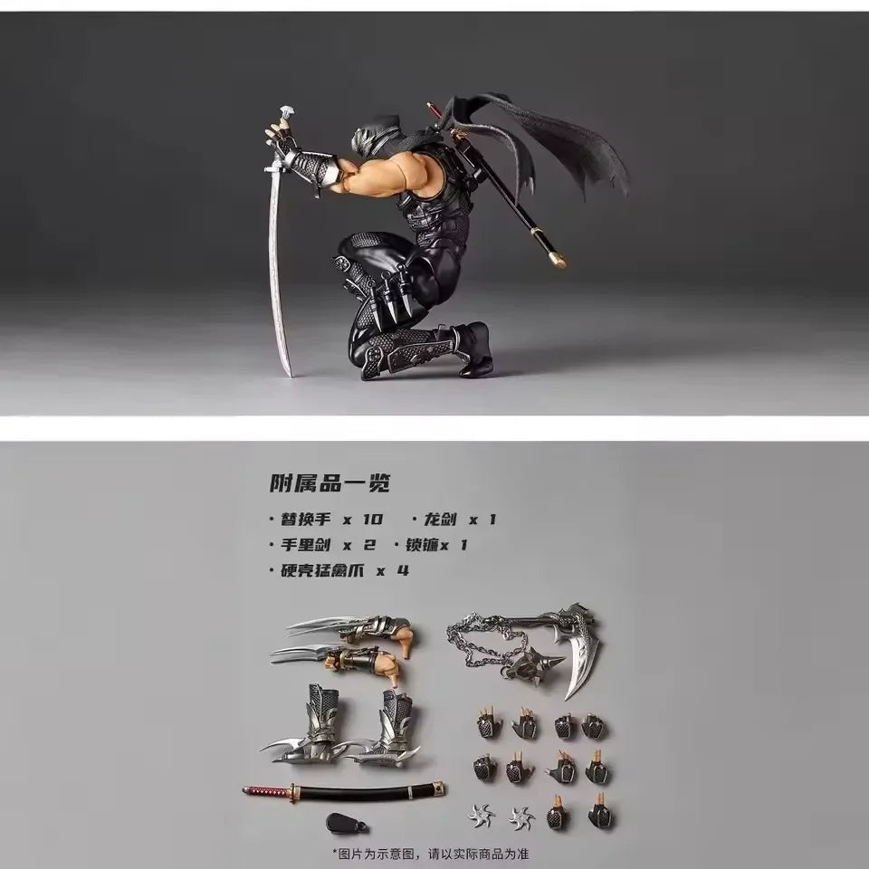 Hot New Product Amazing Yamaguchi Ninja Gaiden Ryu Action Doll Pvc Model High Quality Collectible Toy Decoration Birthday Gifts Shopifynow
