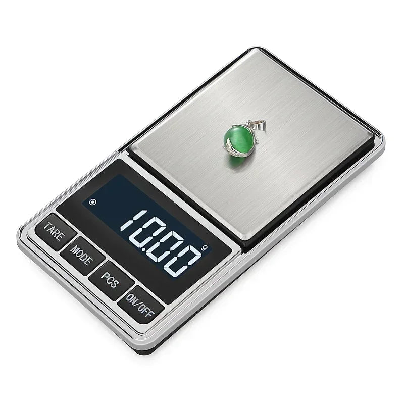 JJYY Mini Portable Electronic Jewelry Scale Gram Scale 0.01 Accuracy Gold Precision Mini Pocket Scale Kitchen Weights Shopifynow