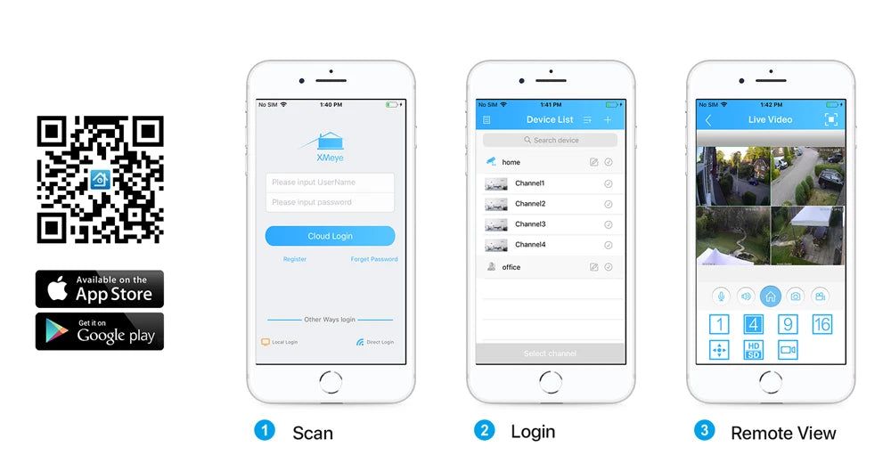 H.View 4K 8Mp poe Cctv Security Camera System Home Video Surveillance Kit 8Ch Nvr Audio Outdoor Ip Camera xmeye app