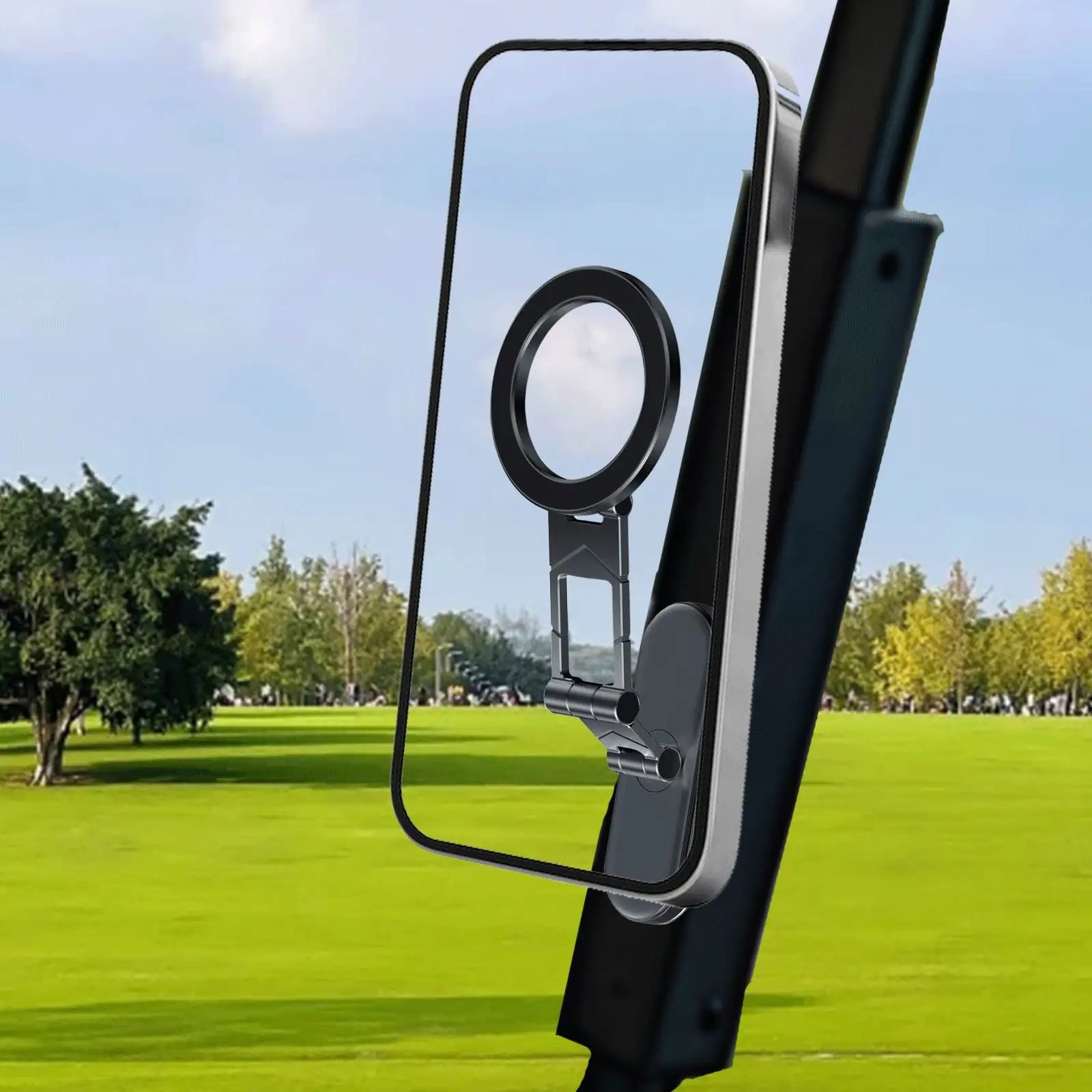 Dual Side Magnetic Car Phone Holder for Magsafe Car Dashboard Mount 360° Rotation Phone Holder for iPhone 17 16 15 Android