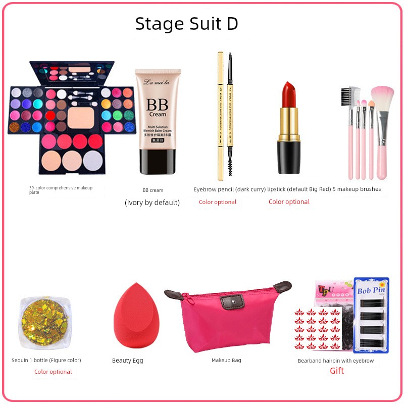 Genuine Goods Kids Student Stage Makeup Watch Show Eye Shadow Blush Powder One Makeup Palette Makeup Full Set Shopifynow