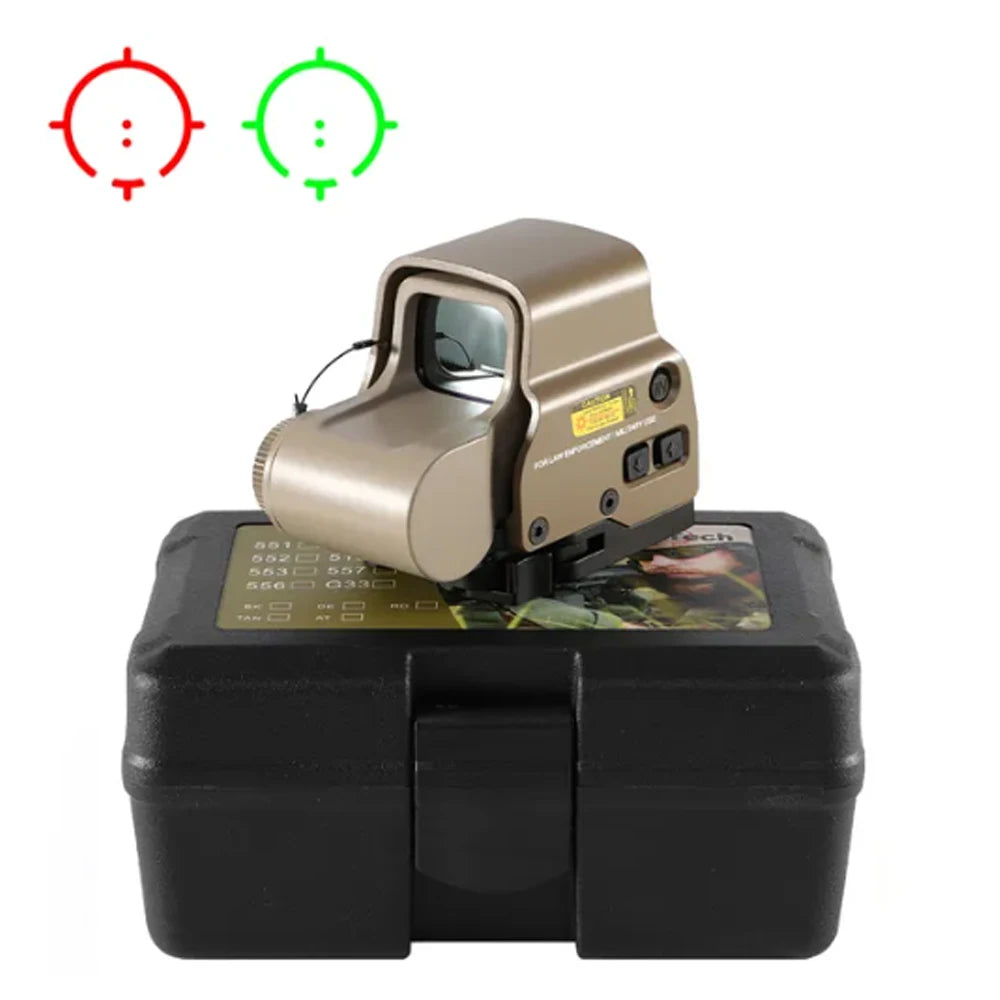 558 Red Dot Sight Holographic Sight Red Green Dot Reflex Sight with Picatinny 20mm Quick Release Mount Shopifynow
