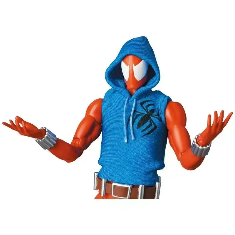 IN STOCK  Scarlet Spider Action Figure Mafex 186 Ben Reily Figures Comic Ver SpiderMan Anime Collection Ko Figure Model Toy Gift Shopifynow