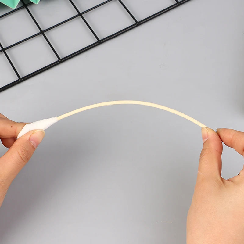 Disposable Sterile Medical Supplies Cotton Swabs Single Head Wound Sterilization Cleaning Wooden Long Cotton Swabs Stick Shopifynow