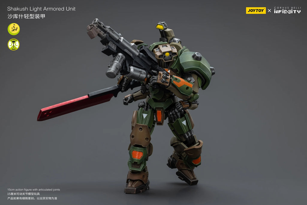 JOYTOY Infinity 1/18 Action Figures Mecha  Anime 17cm Nomads Gecko Squadron Shakush Light Armored Unit Collection Model Toy Shopifynow