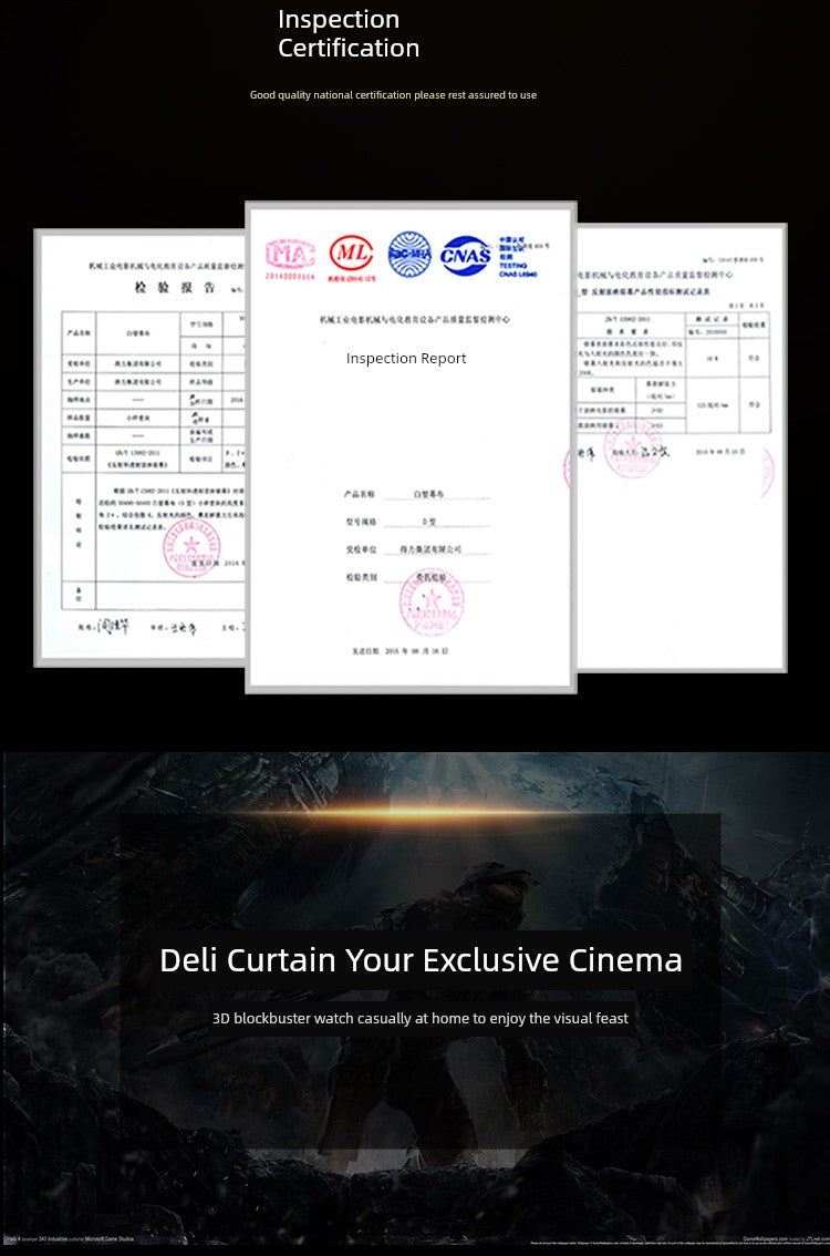 Deli Hanging Projection Screen Curtain Electric Remote Control 100-Inch 4:3 Projection Curtain Office For Home Projector Curtain 120-Inch 16:10 Tripod Screen Wall Screen 84-Inch Shopifynow