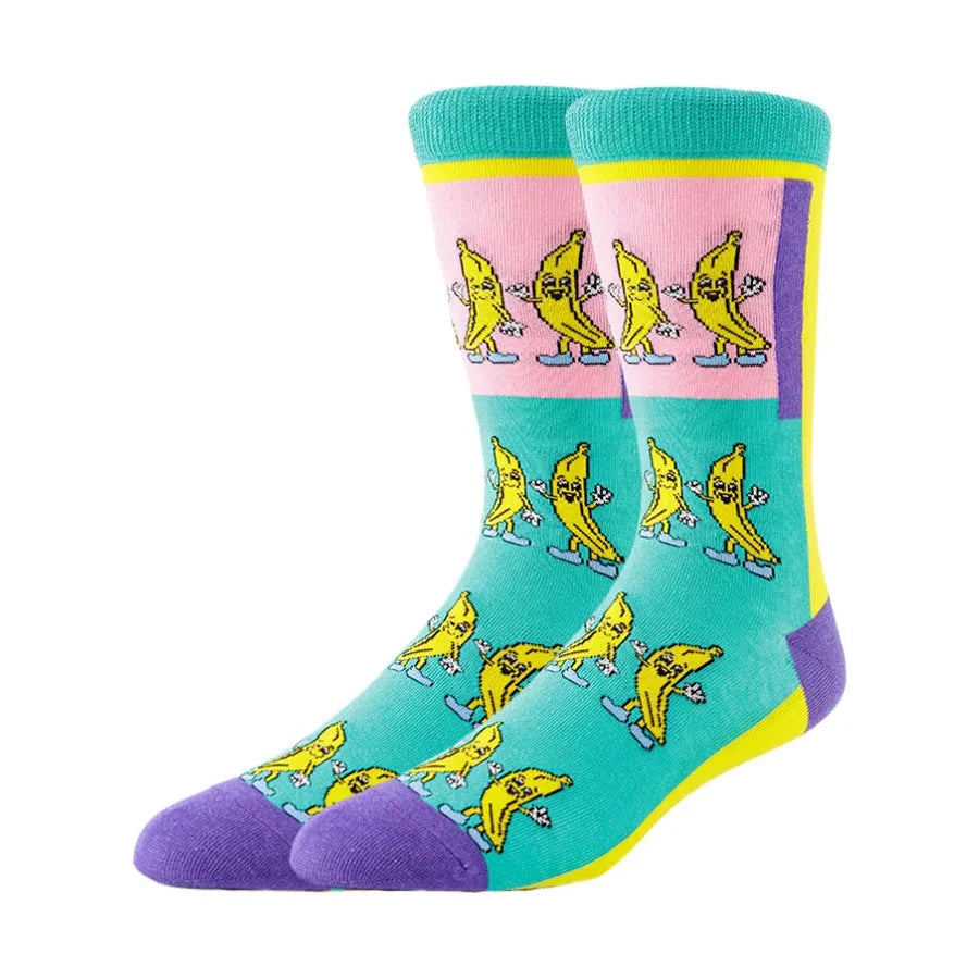 10/20/30Pairs random color happy socks men women crew socks novelty funny  street fashion animal  designer Shopifynow