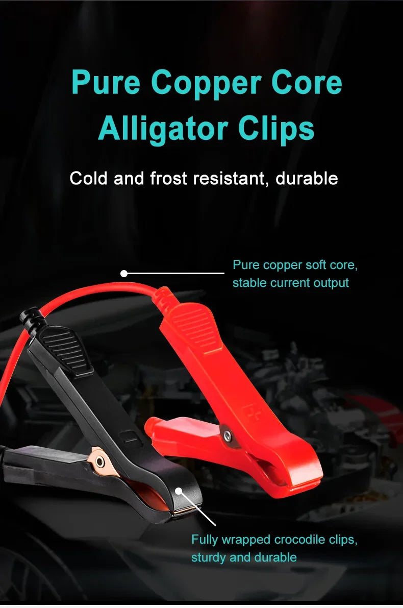 12V 8A Smart Car Battery Charger Automatic Start Fast Charger Pulse Repair Motorcycle Truck Battery Charger GEL Lead Acid Shopifynow